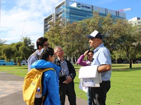 Discussing Victoria Square and the past, present and future of Adelaide