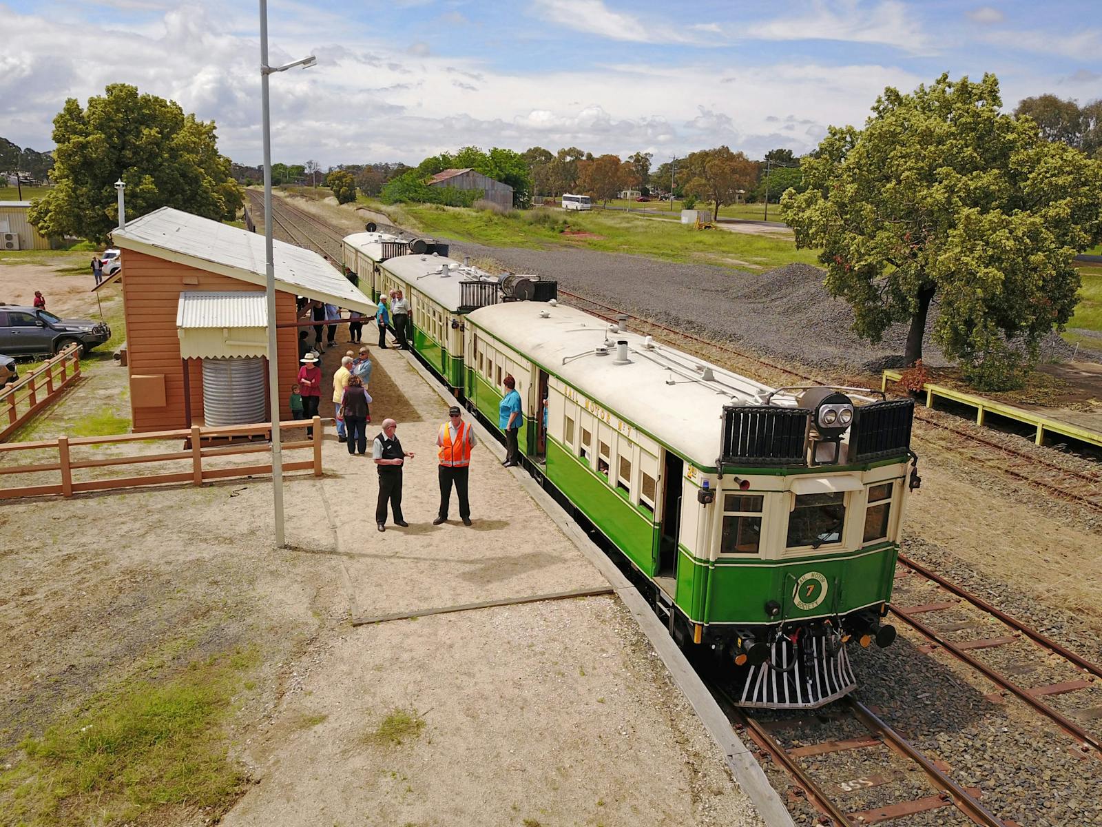 Vintage Railmotor train