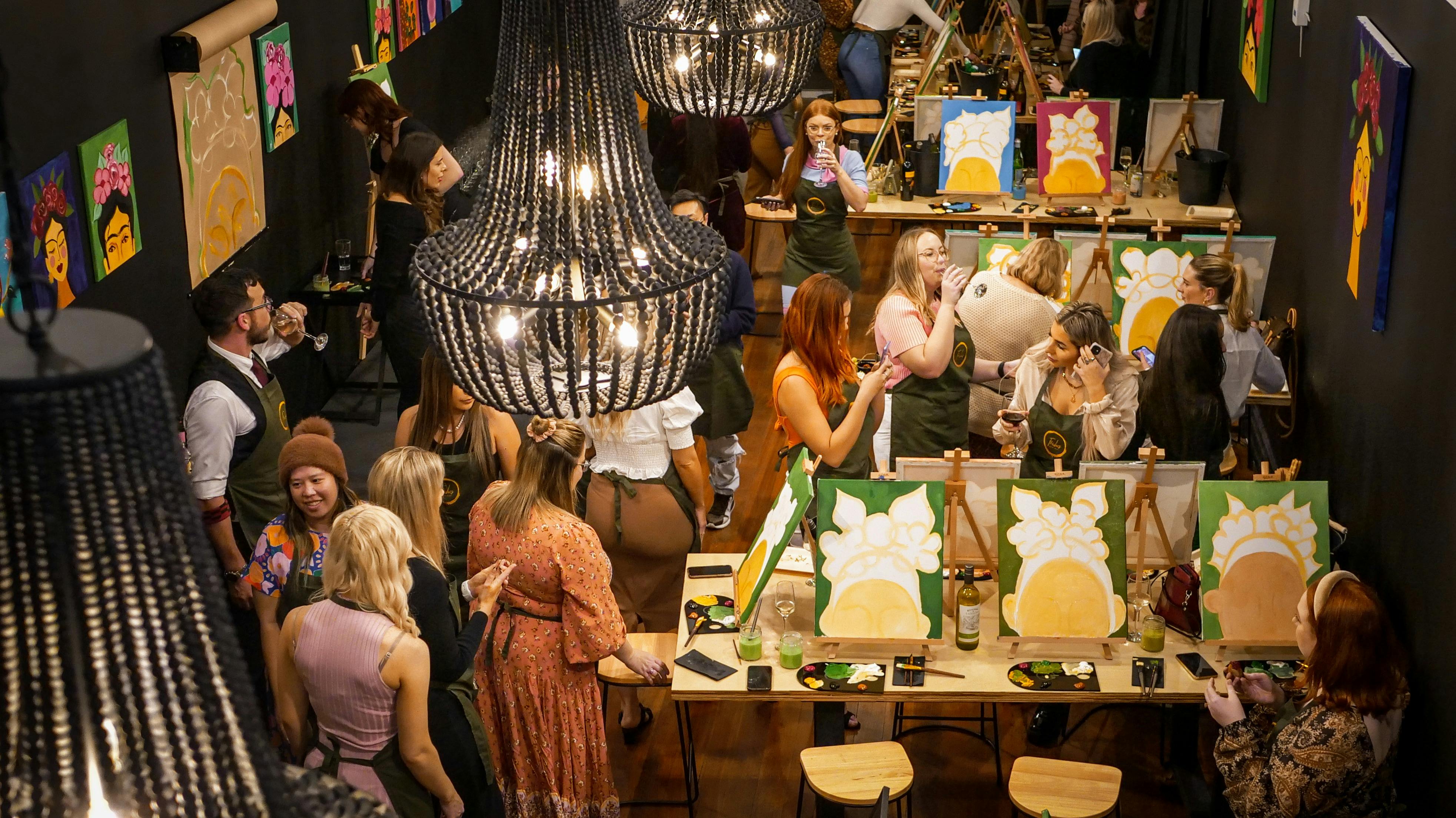 Frida's Sip n' Paint Launceston Discover Tasmania