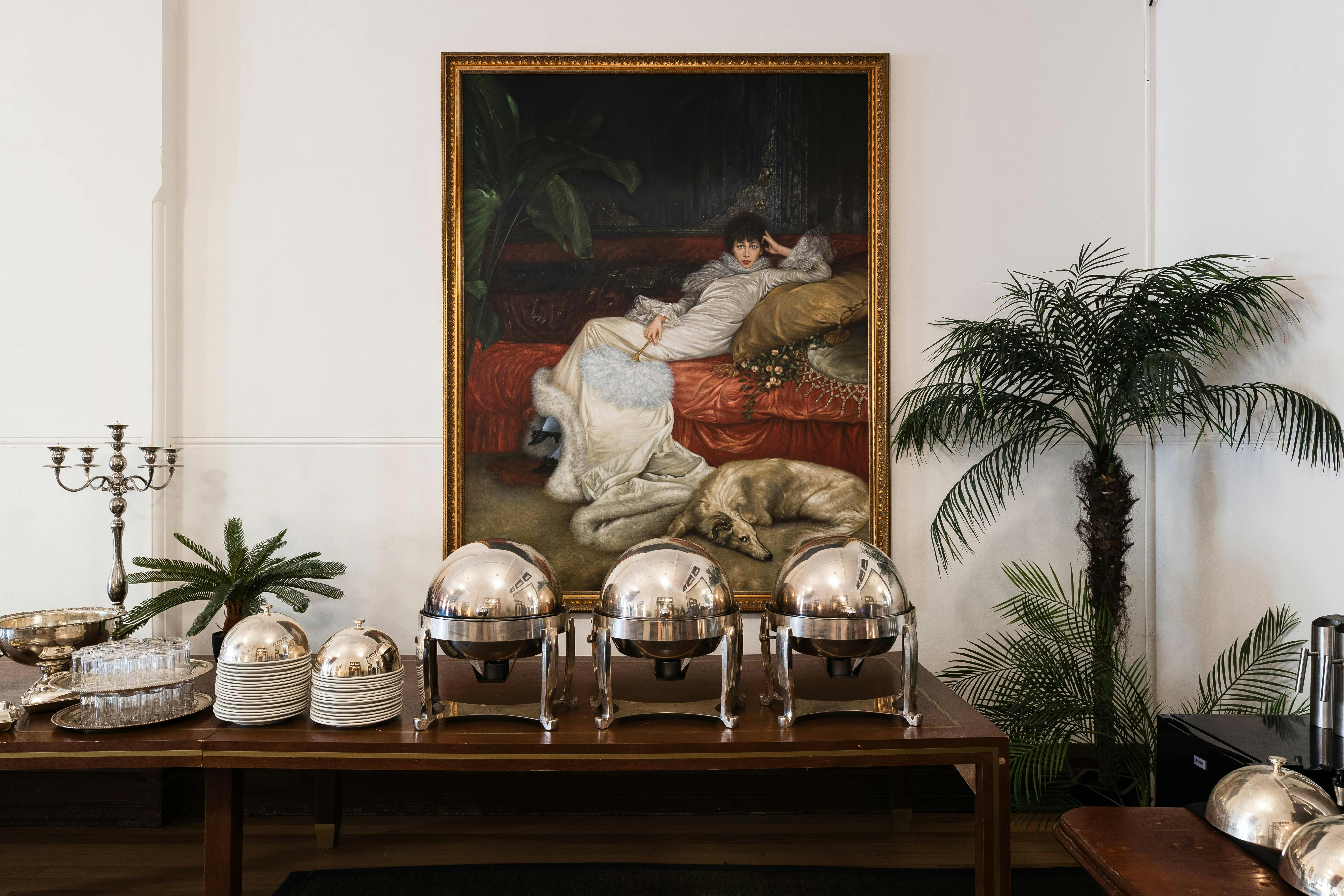 로버트슨 호텔의 조식 뷔페