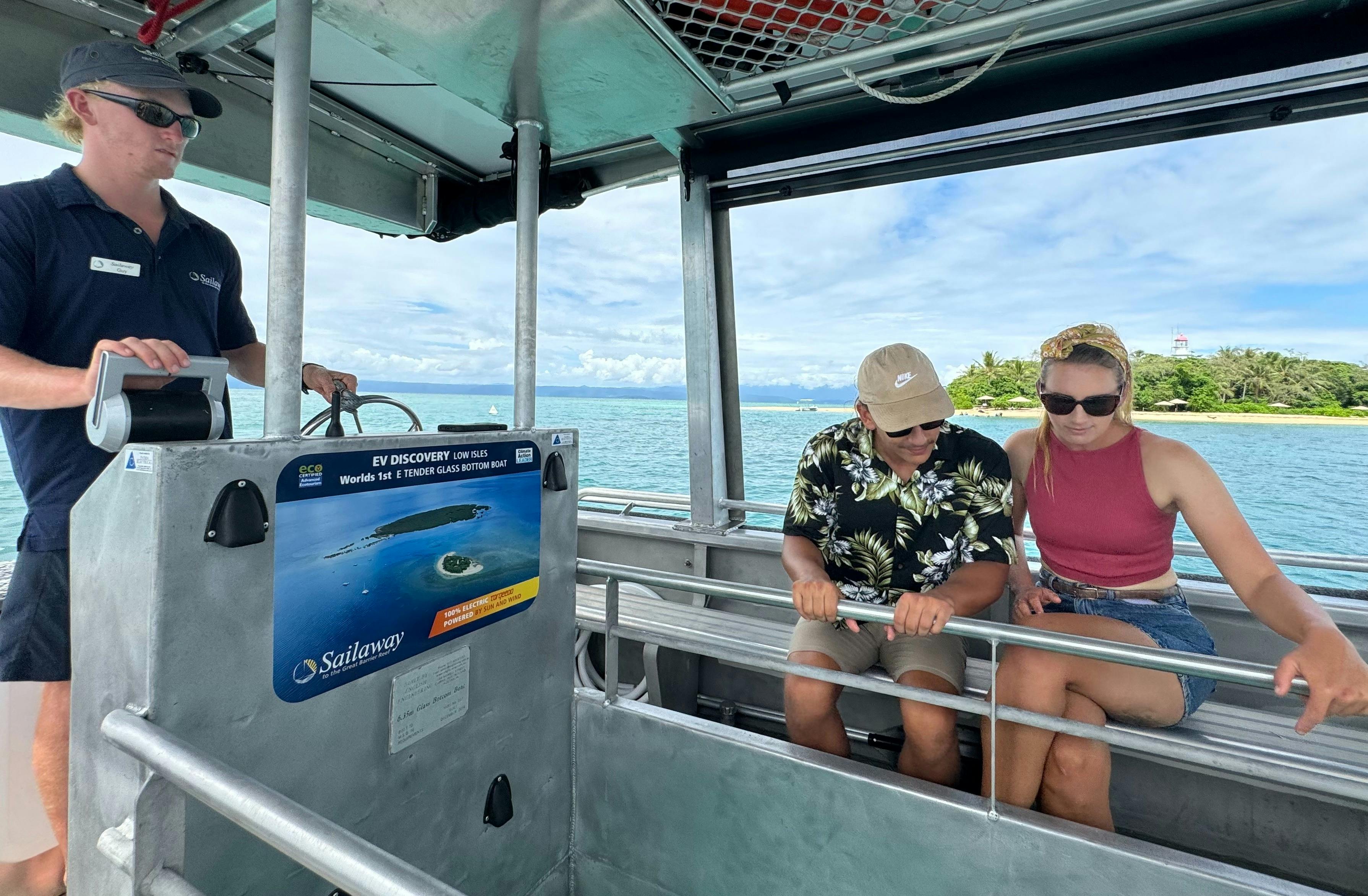 Low Isles - E-Tender on Low Isles