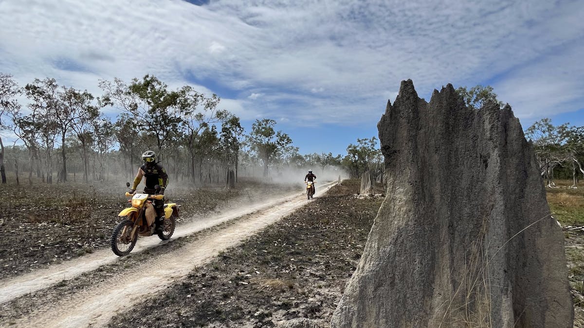 Riding through some breathtaking landscapes in Cape York Riding through some breathtaking landscapes in Cape York