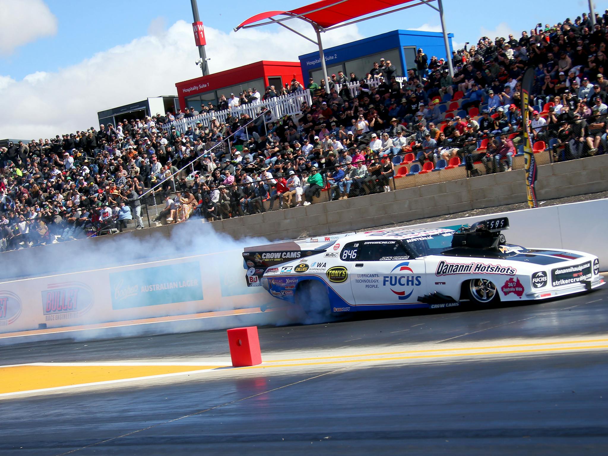 Top Doorslammer doing a burnout