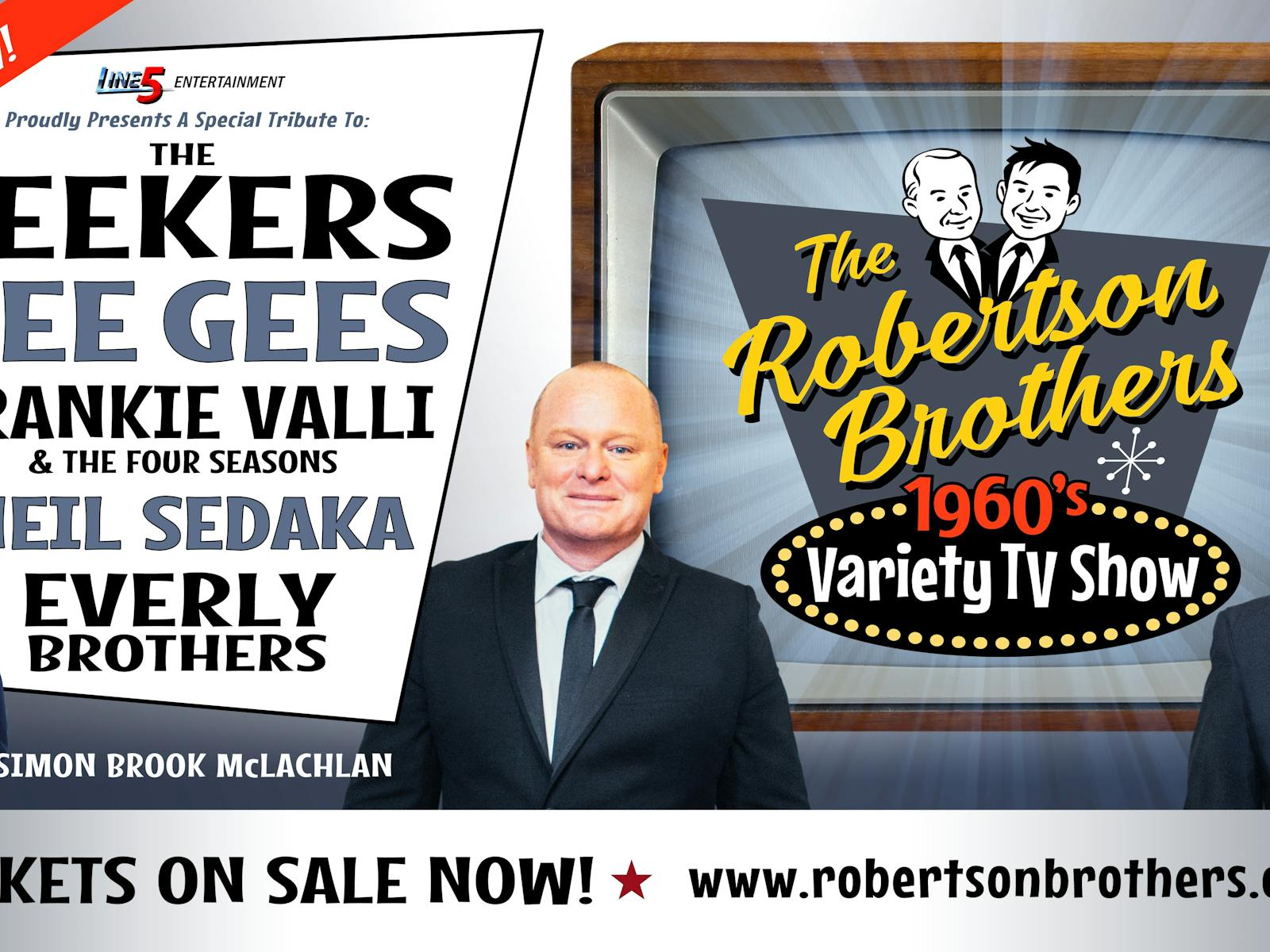 Image for The Robertson Brothers 60's Variety Television Show