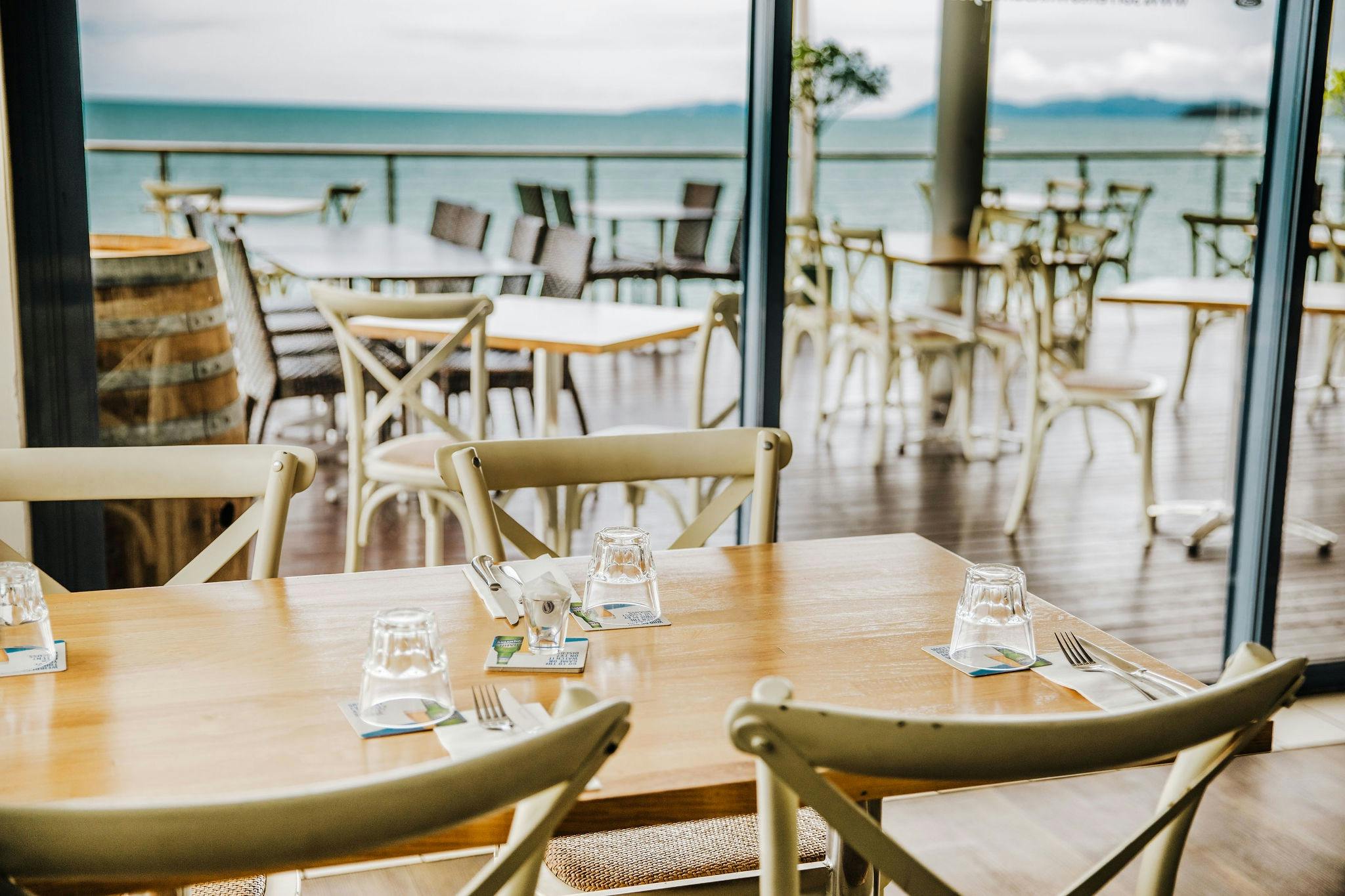 Ocean Deck Dining without the hustle and bustle