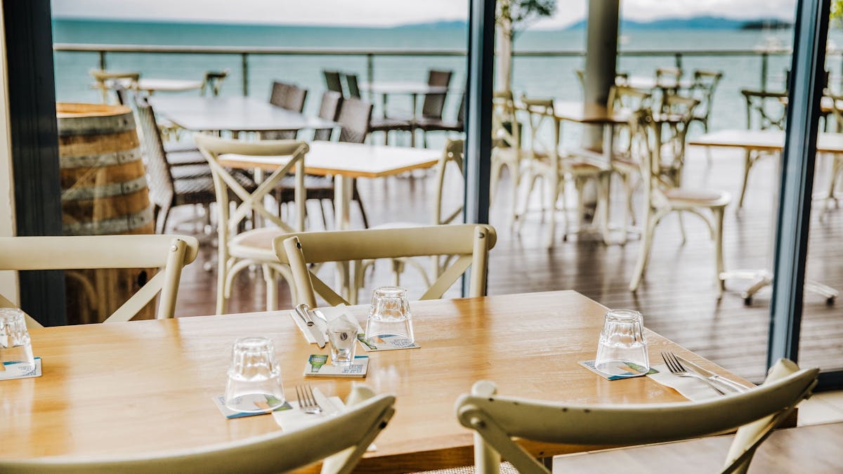 Ocean Deck Dining without the hustle and bustle