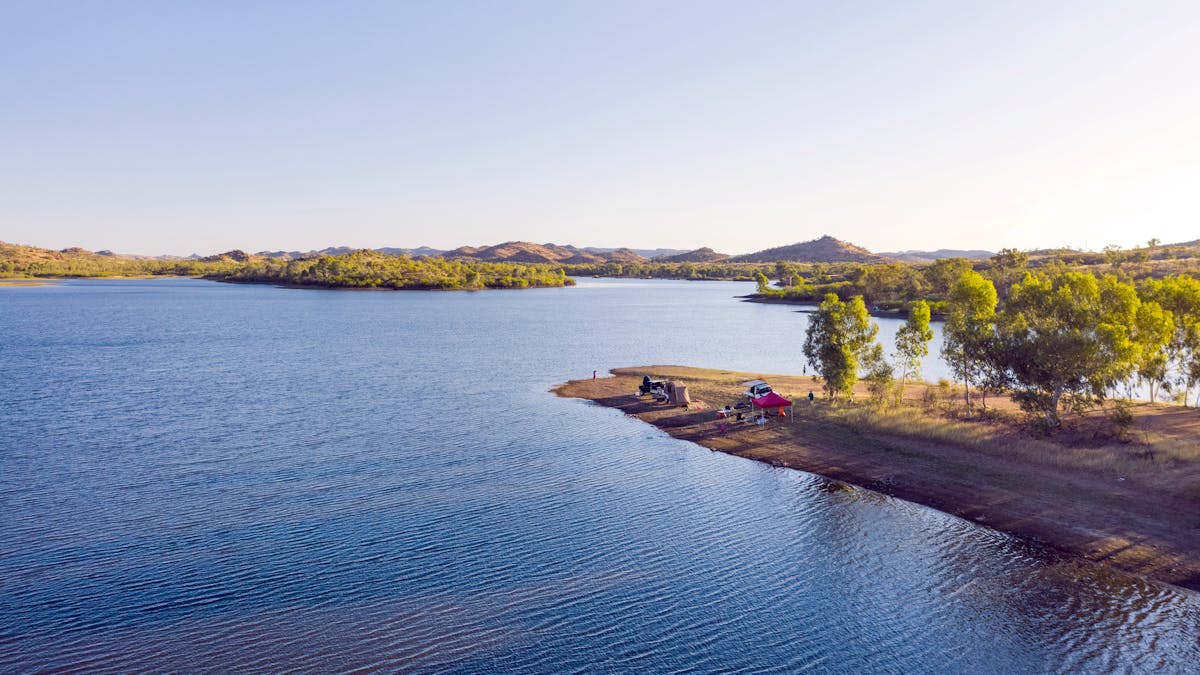 Camping at Corella Dam