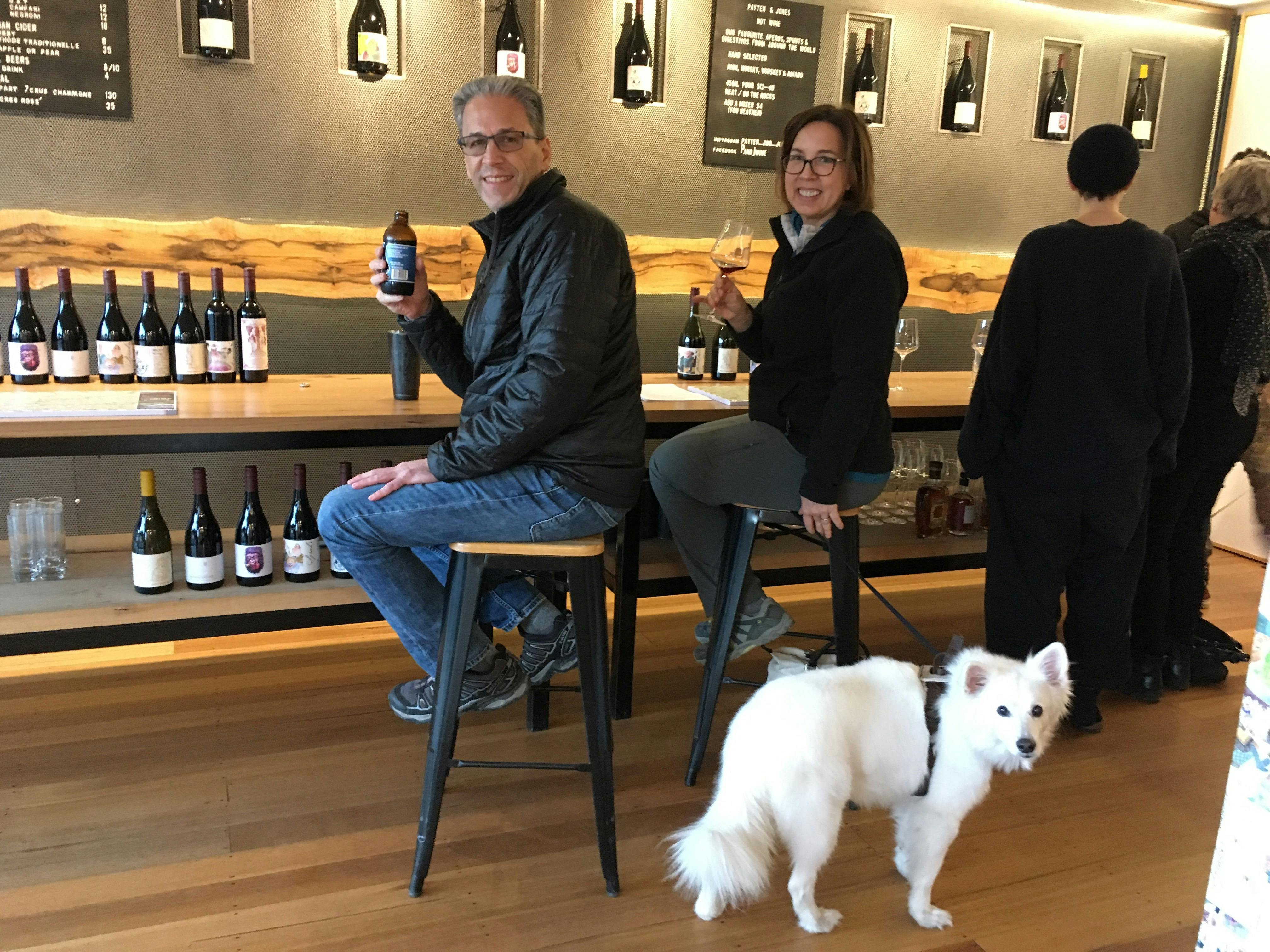 On a Pooches and Pinot private winery tour