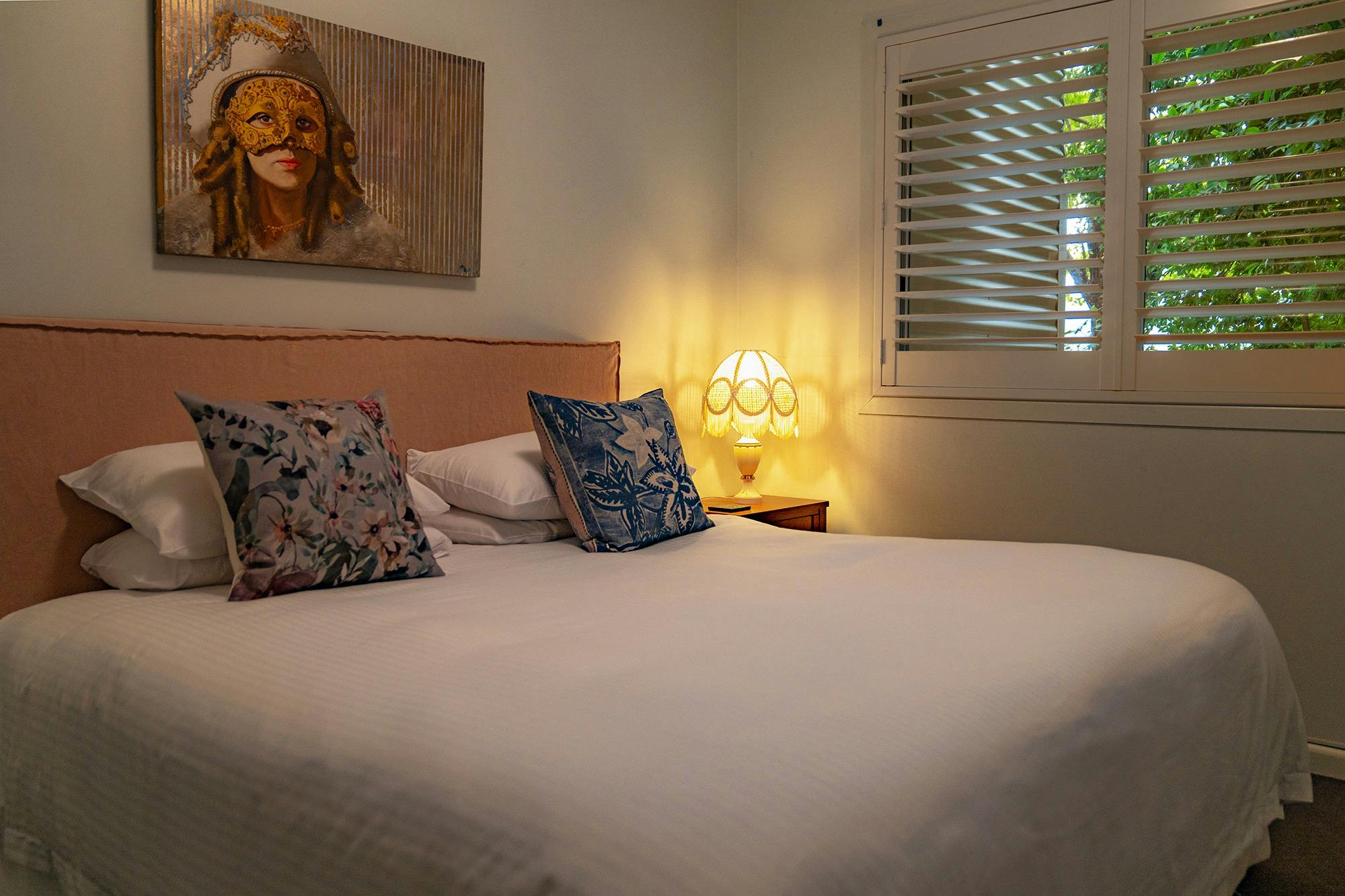 Cosy beds with garden views