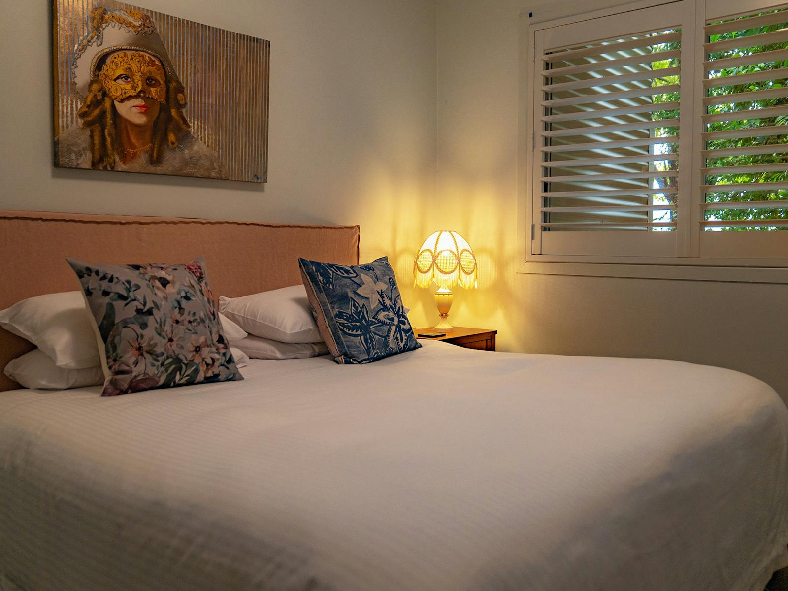 Cosy beds with garden views