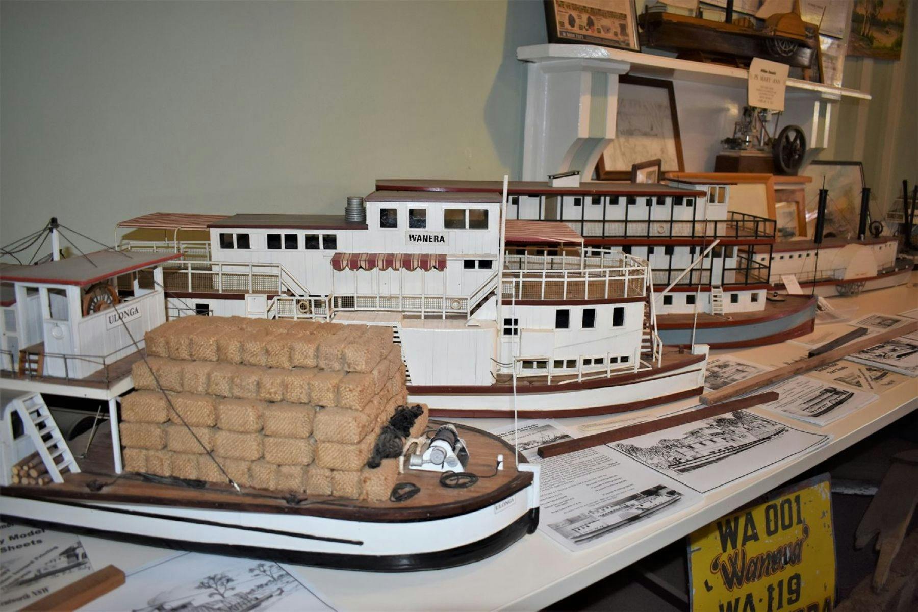 Image of Model Paddle Steamers