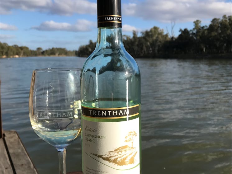 Trentham Winery - beautiful location overlooiking the Murray river.