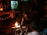 Storytelling in the hut