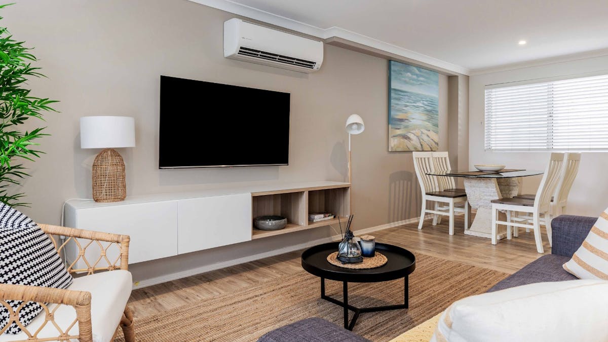 Living room with Smart TV