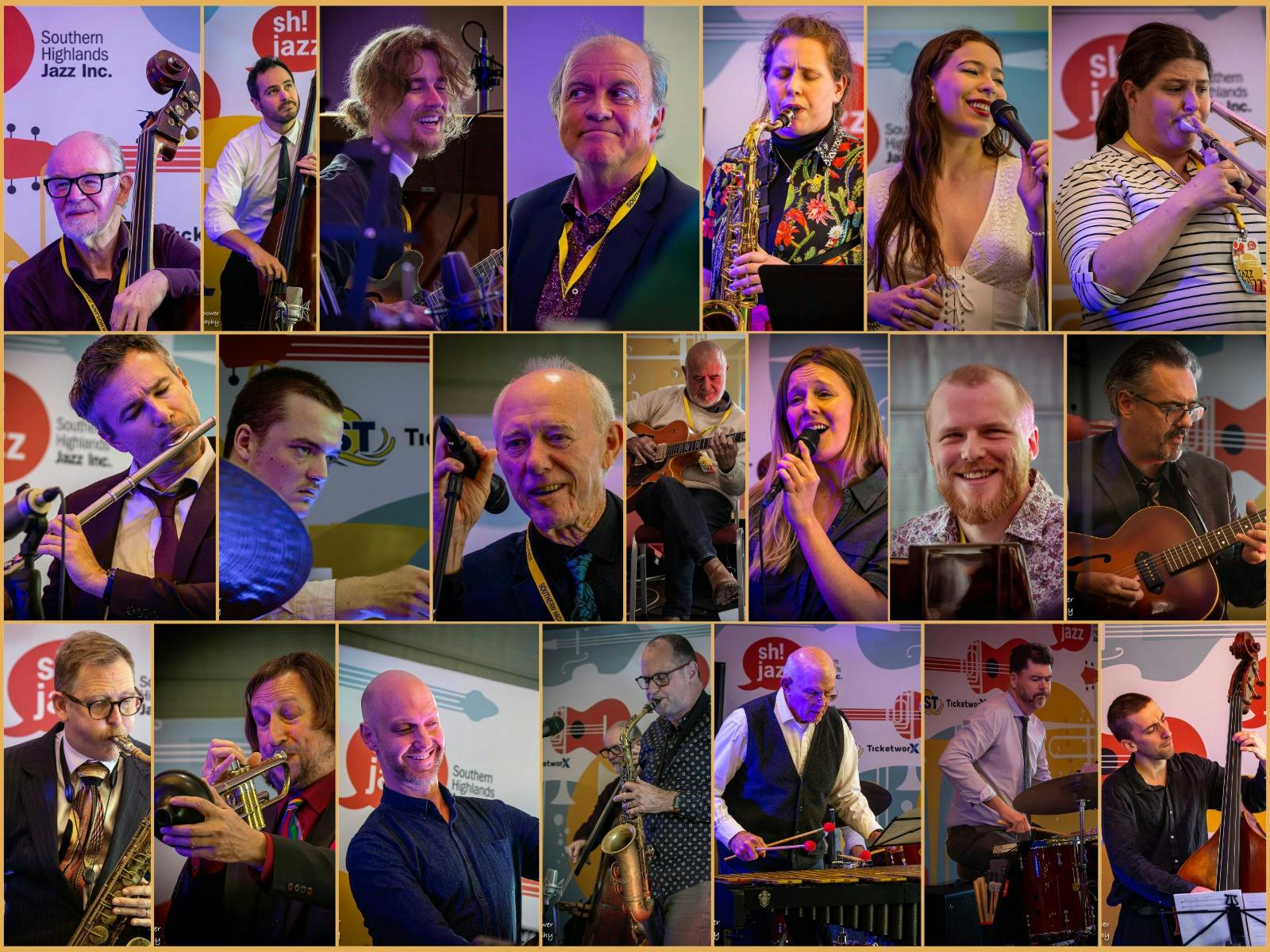 SH 재즈 연주자들의 몽타주