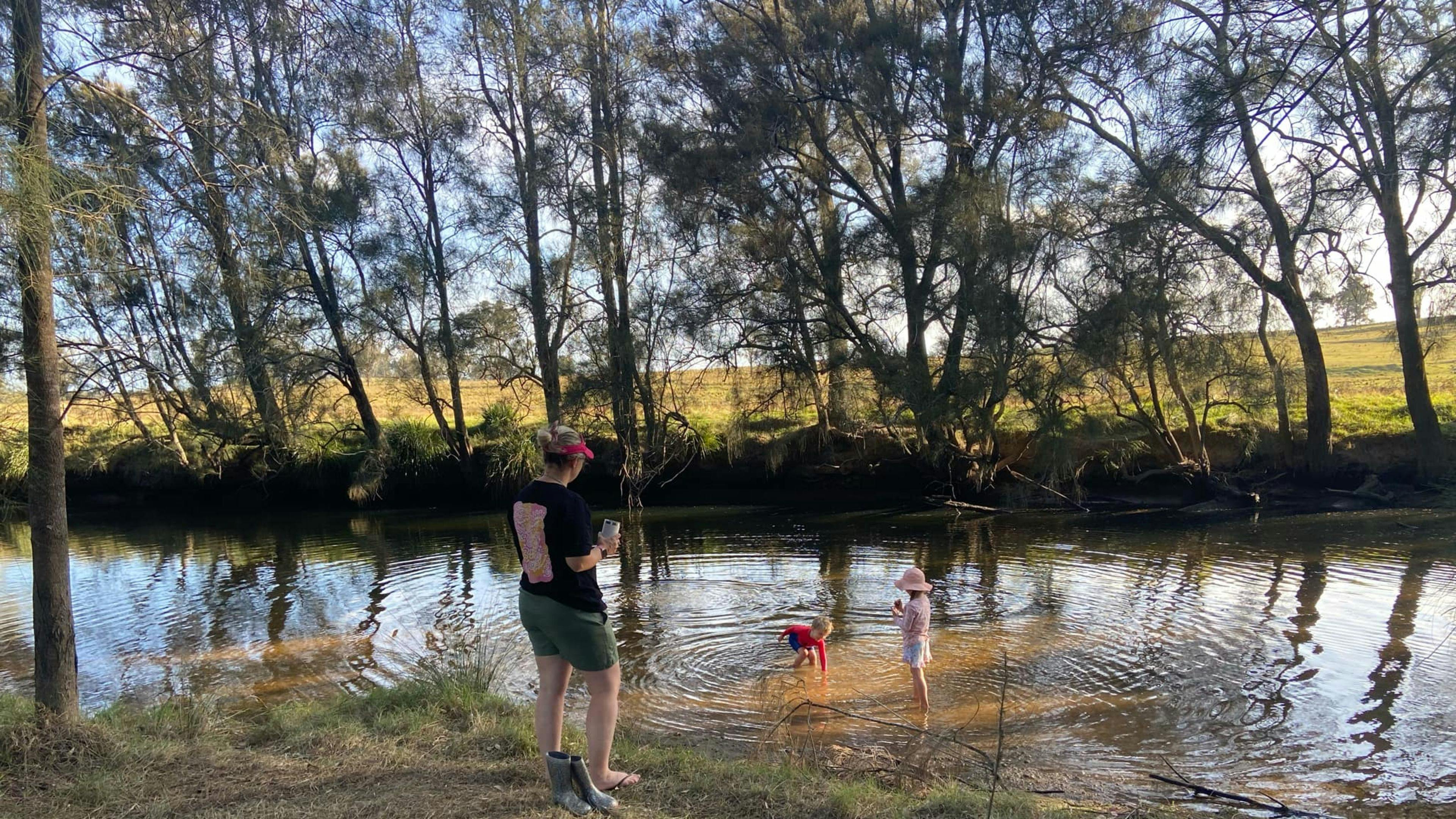 Tidal creek on property.