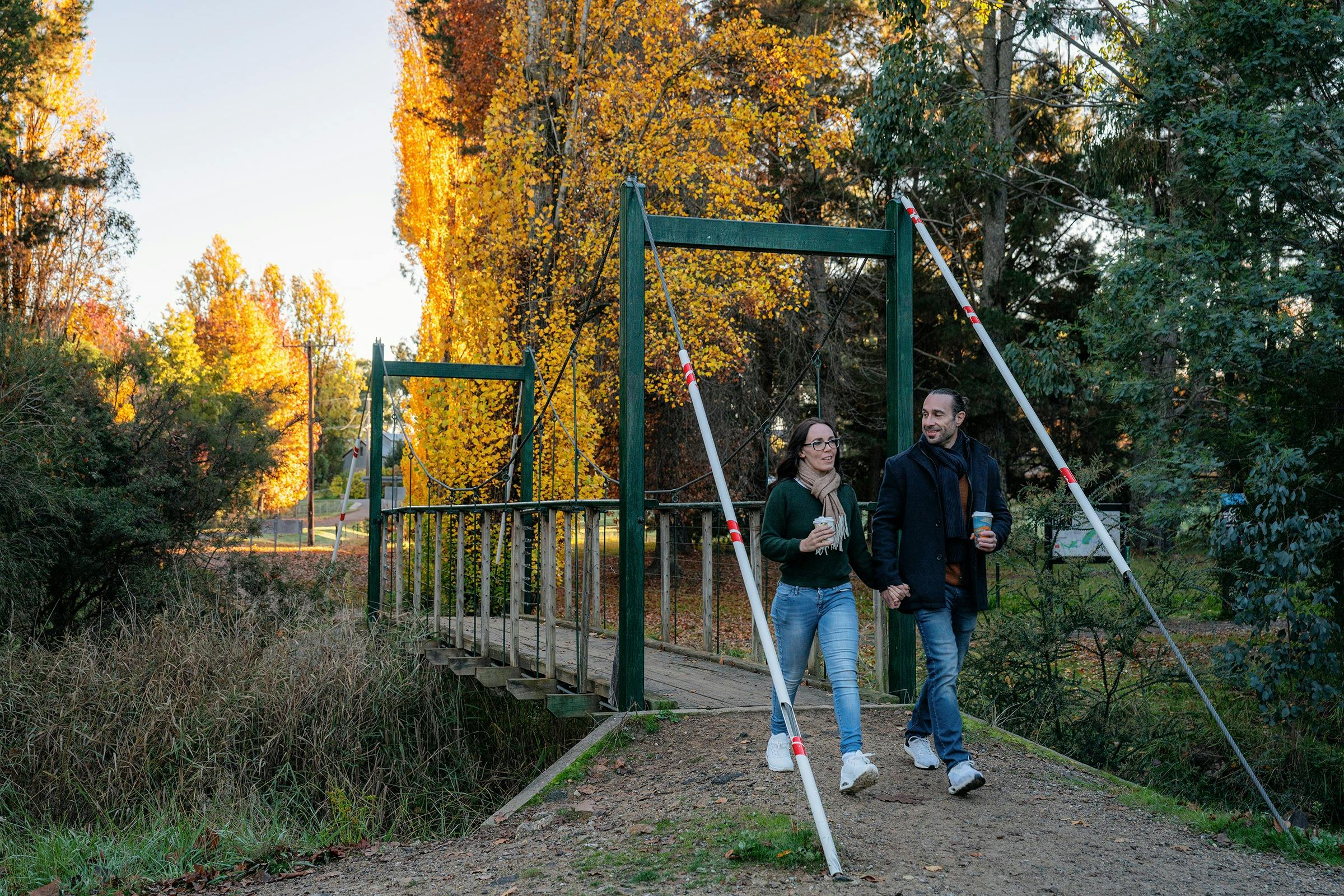 Access to cycling and walking tracks from the Park