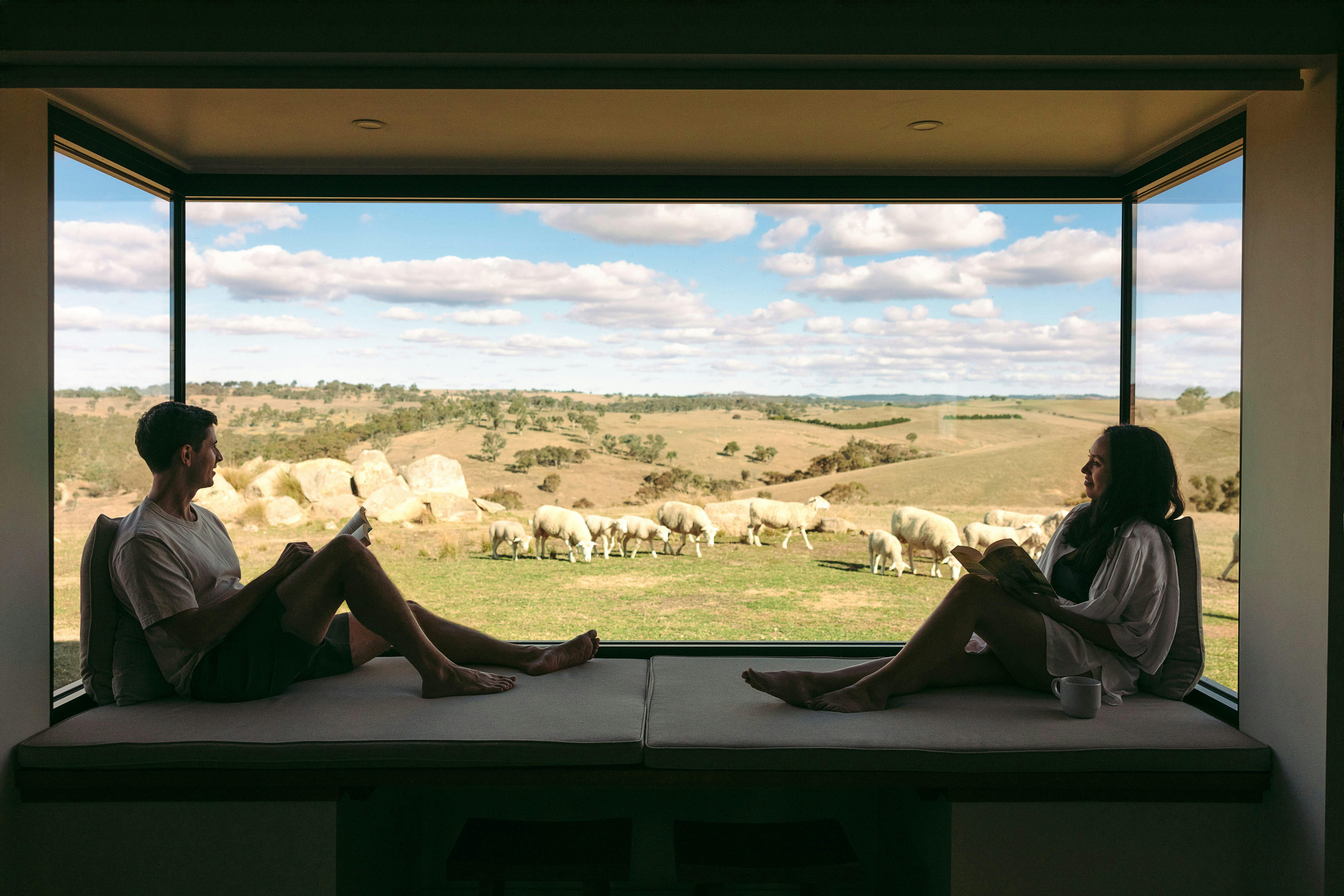 Window seat in the Farmers Hut