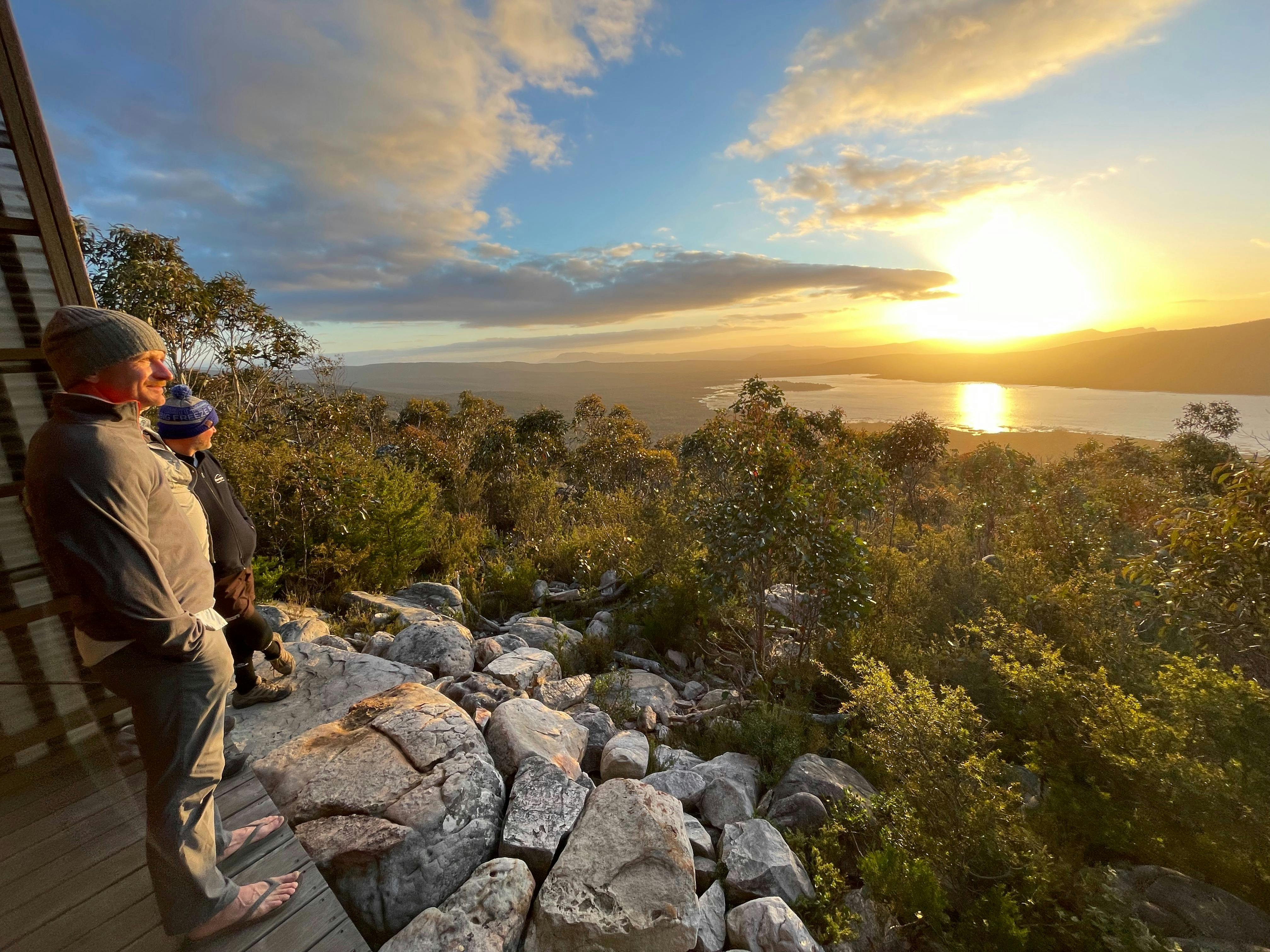 Guests Enjoying View 4-day Grampians Walk