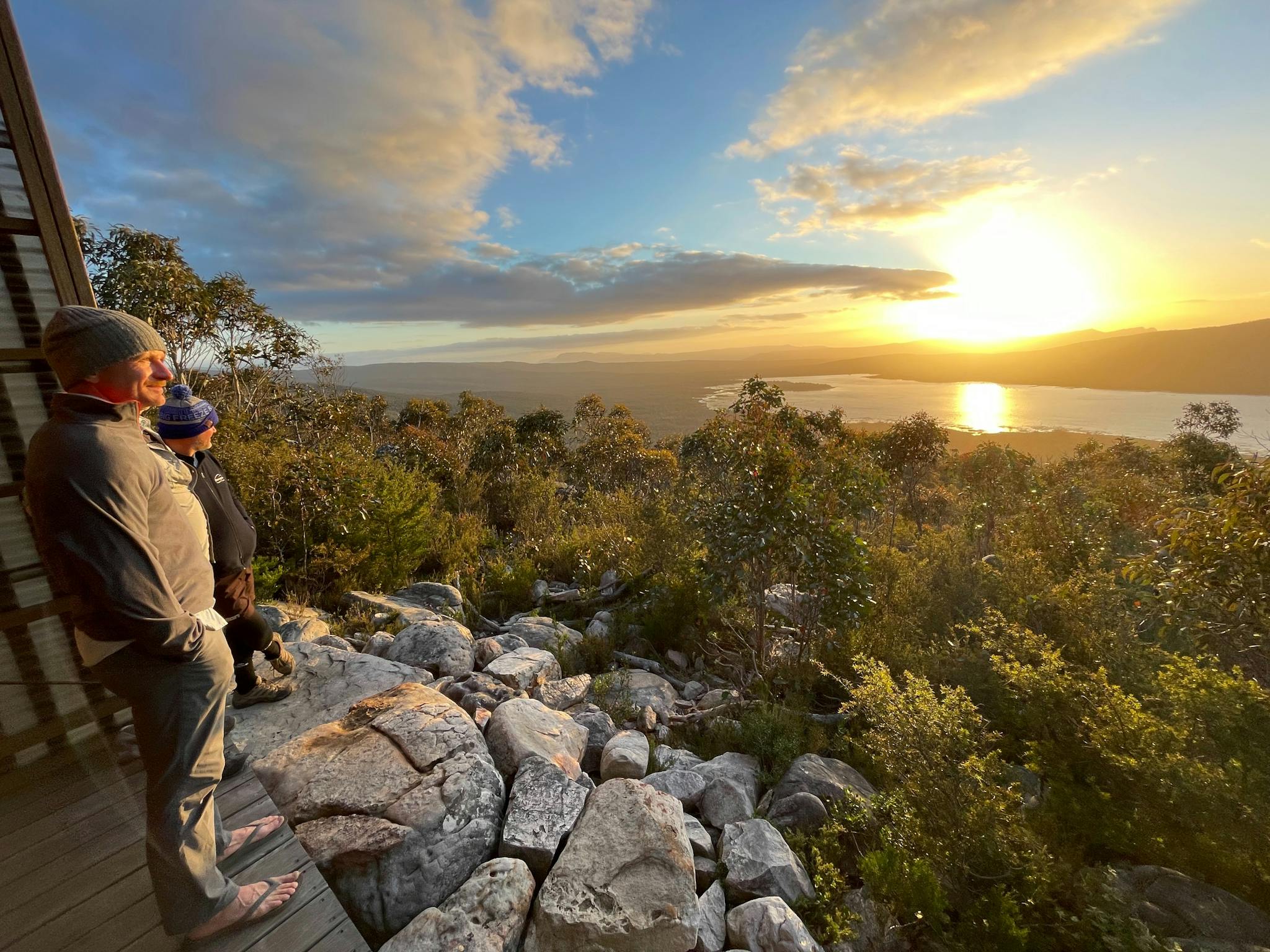 Guests Enjoying View 4-day Grampians Walk