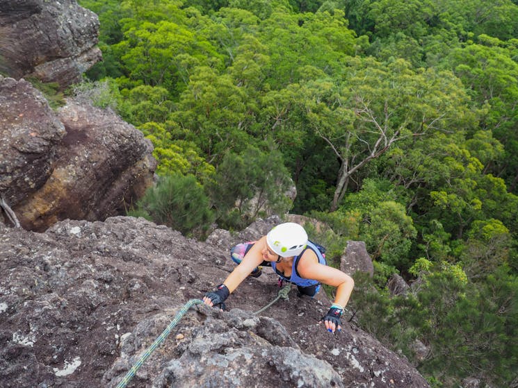 Shoalhaven adventure things to do abseil climbing climbs rock climb Nowra south coast