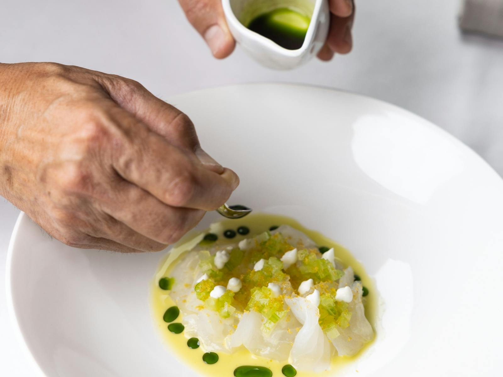 Coral trout crudo