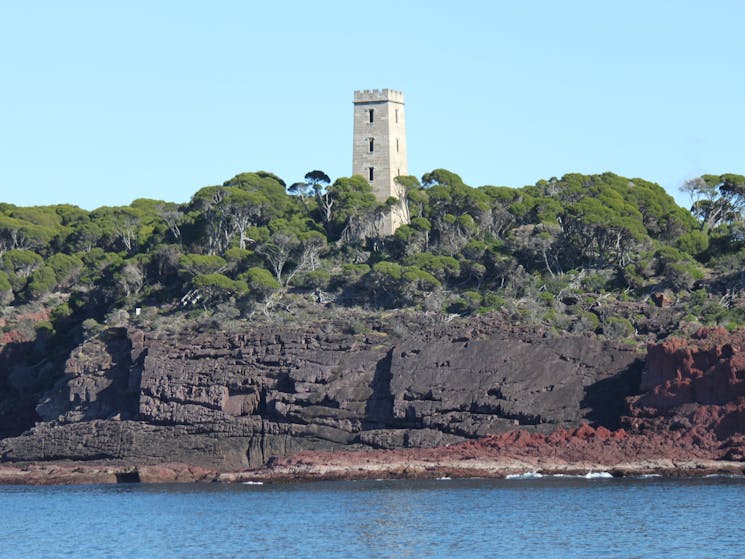 Built in 1846 by Benjamin Boyd, Boyd's Tower is situated on the southern extremity of Twofold Bay.
