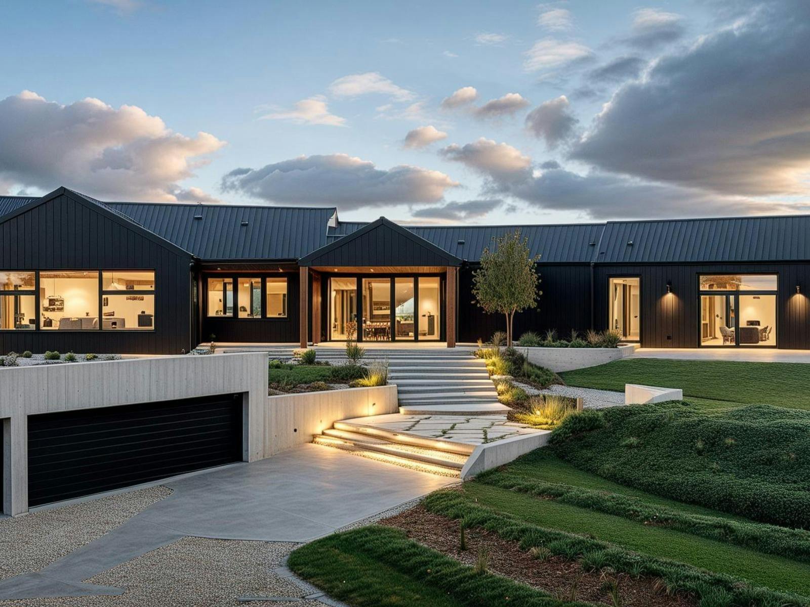 Large house build by Solving Design on Old Cooma Road