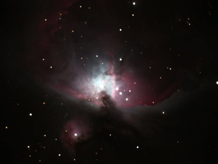 Deep sky view of Great Orion Nebula