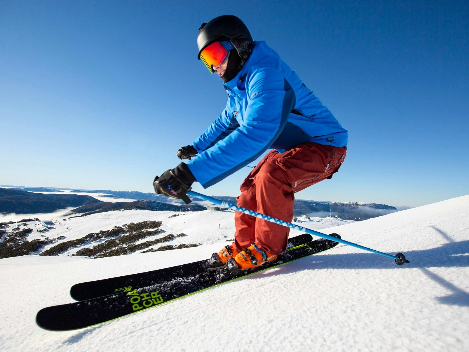 Skiing on Mt Buller