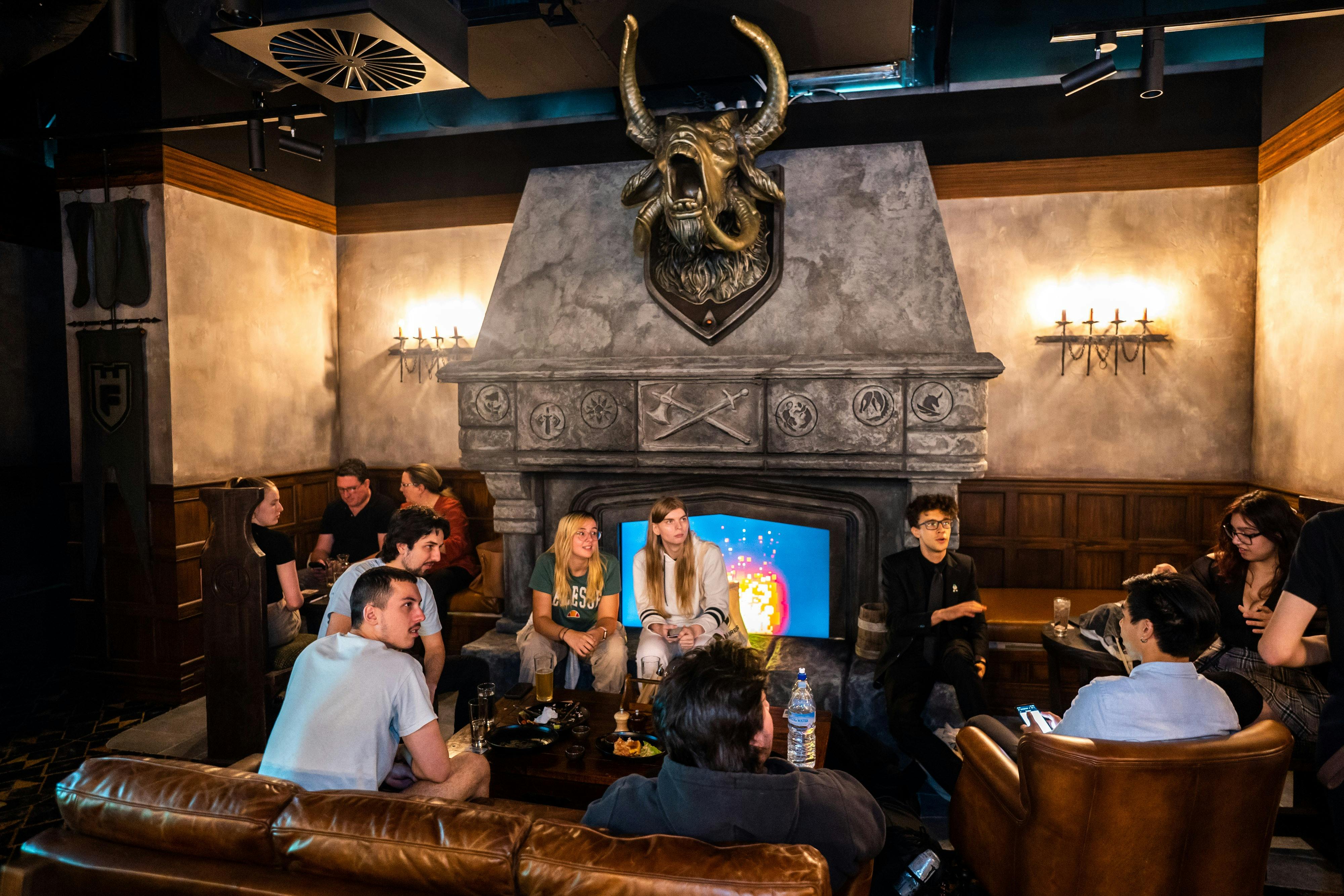 The Tavern Fireplace - Fortress Sydney