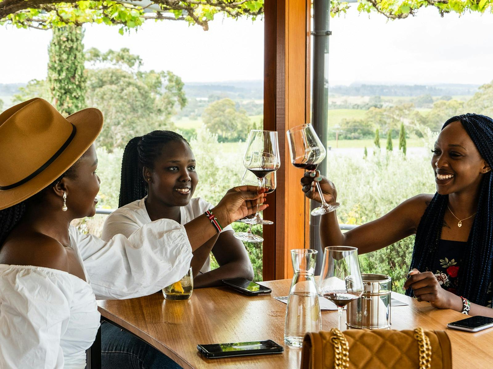 Wine tasting in cellar door