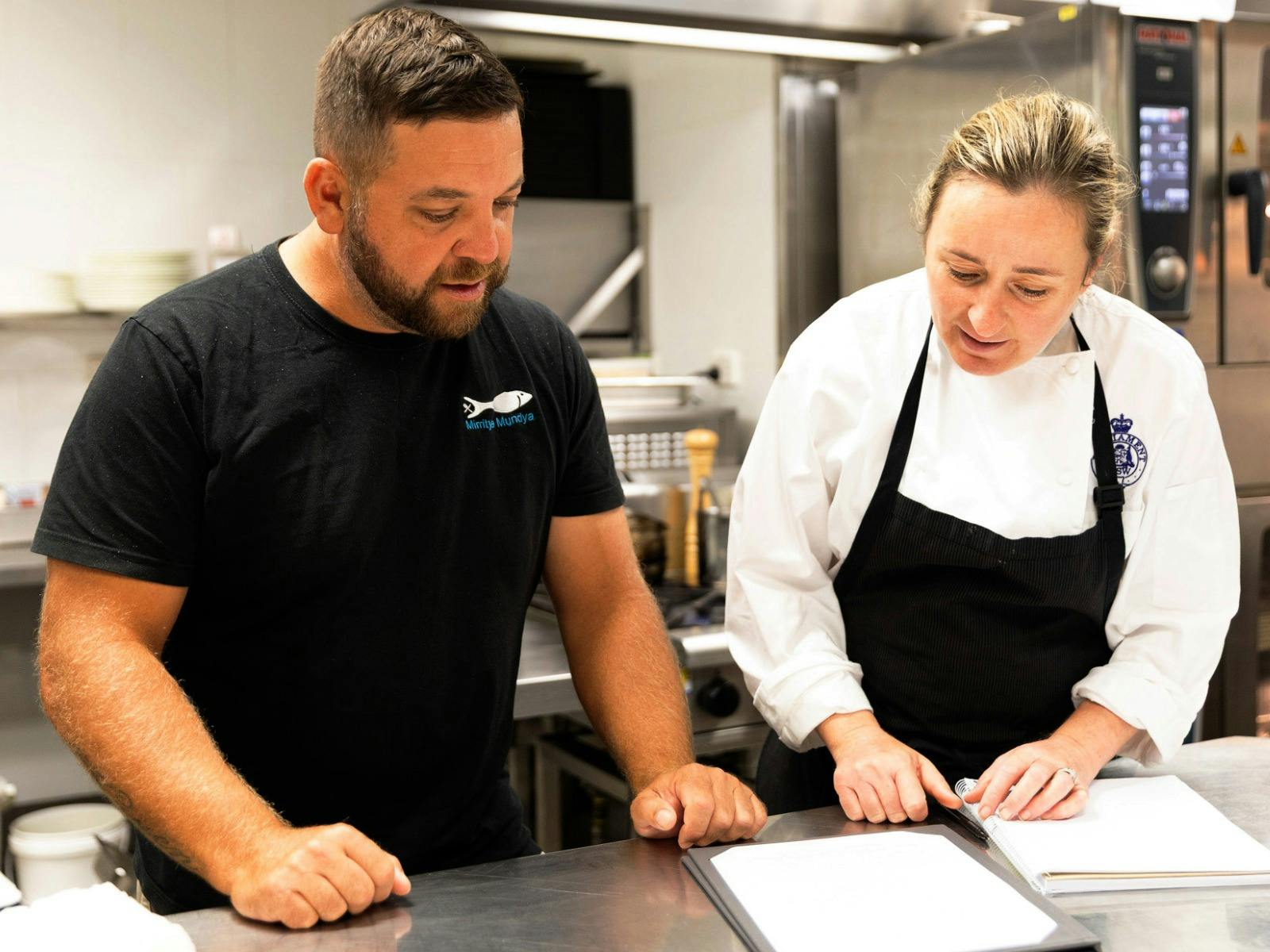 Dwayne Bannon-Harrison and Vanessa Harcourt review the menu