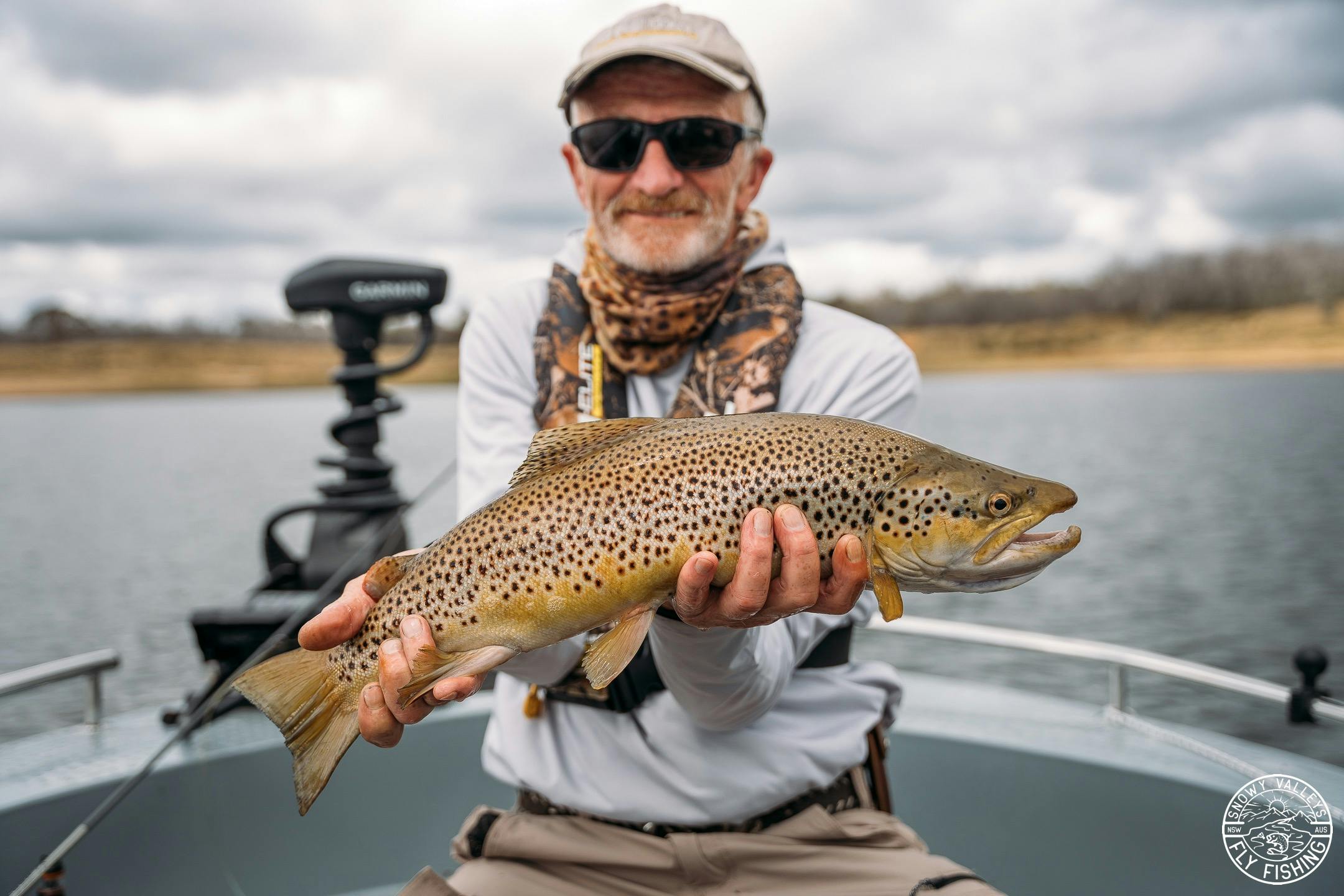 Large brown trout are a feature of Lake Eucumbene