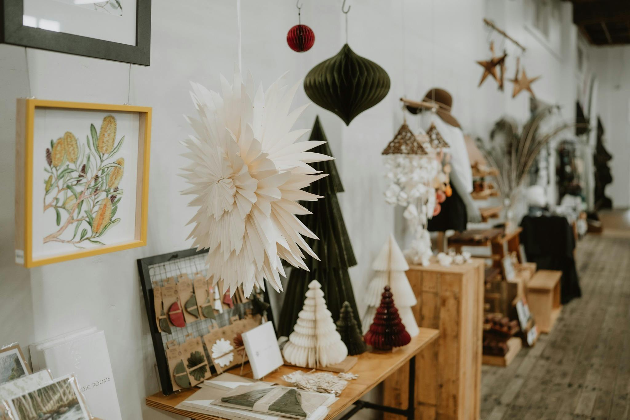 Unique seasonal crafts by local artisans and small family makers