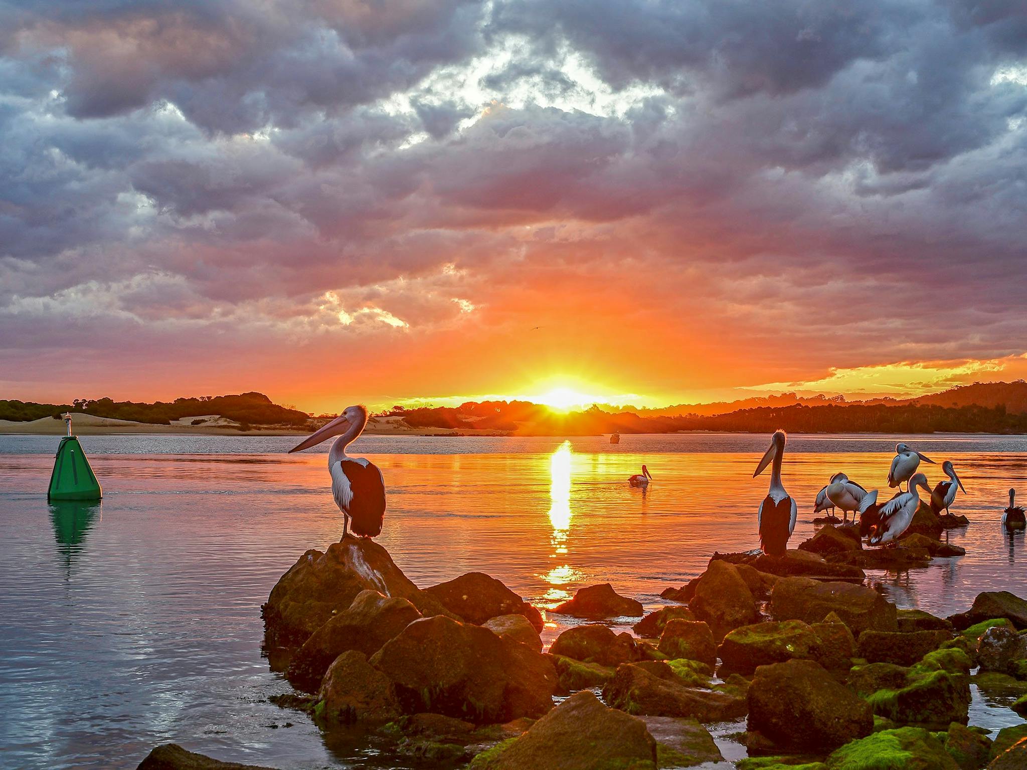 Lakes Entrance has lots of opportunities for magnificent sunset and sunrise photos.
