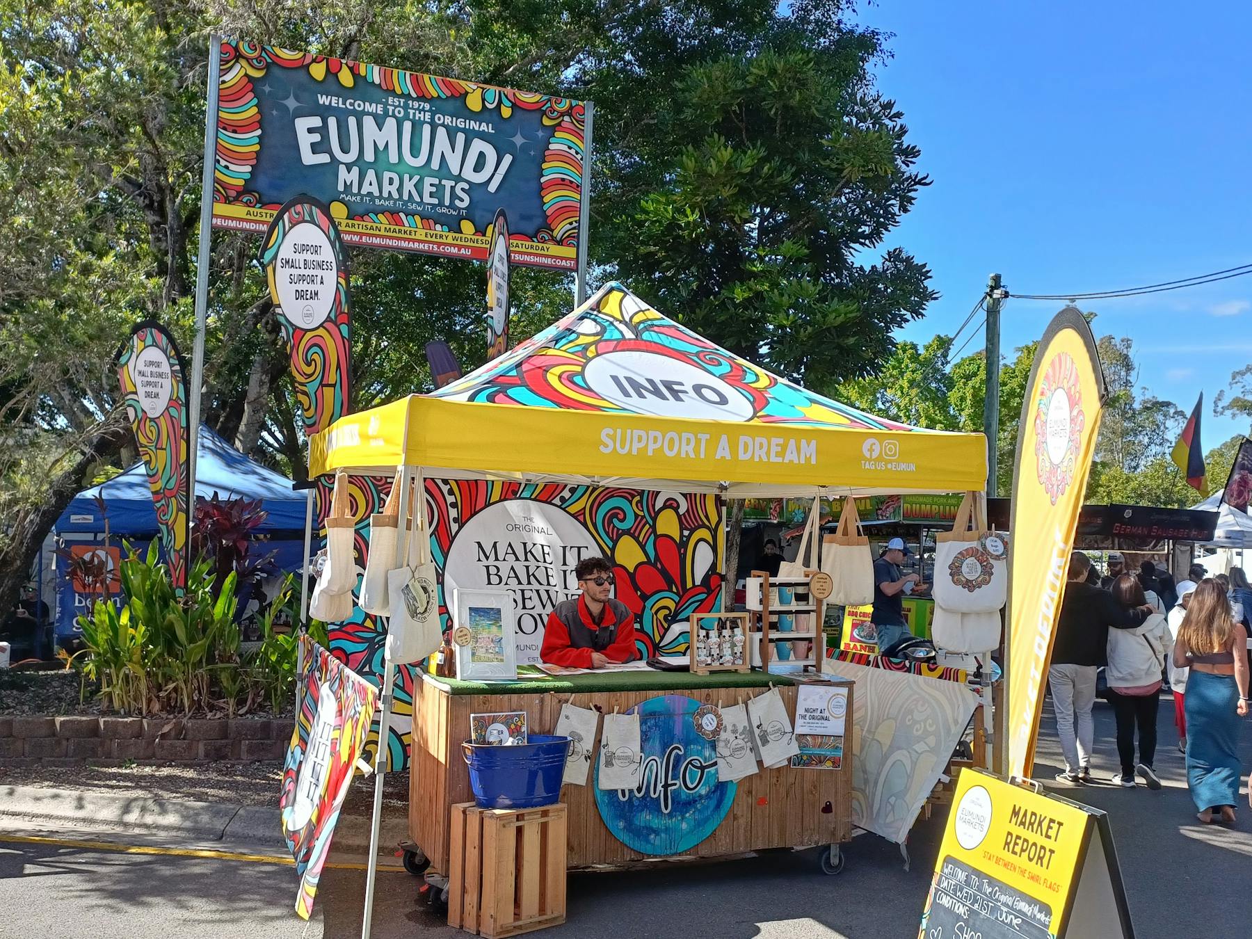 Eumundi Market - Sunshine Coast Hinterland Day Excursions