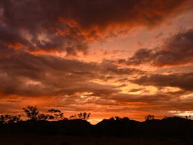Red Sunset at Edeowie