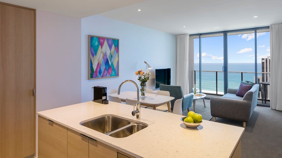 AVANI Broadbeach Ocean View living room