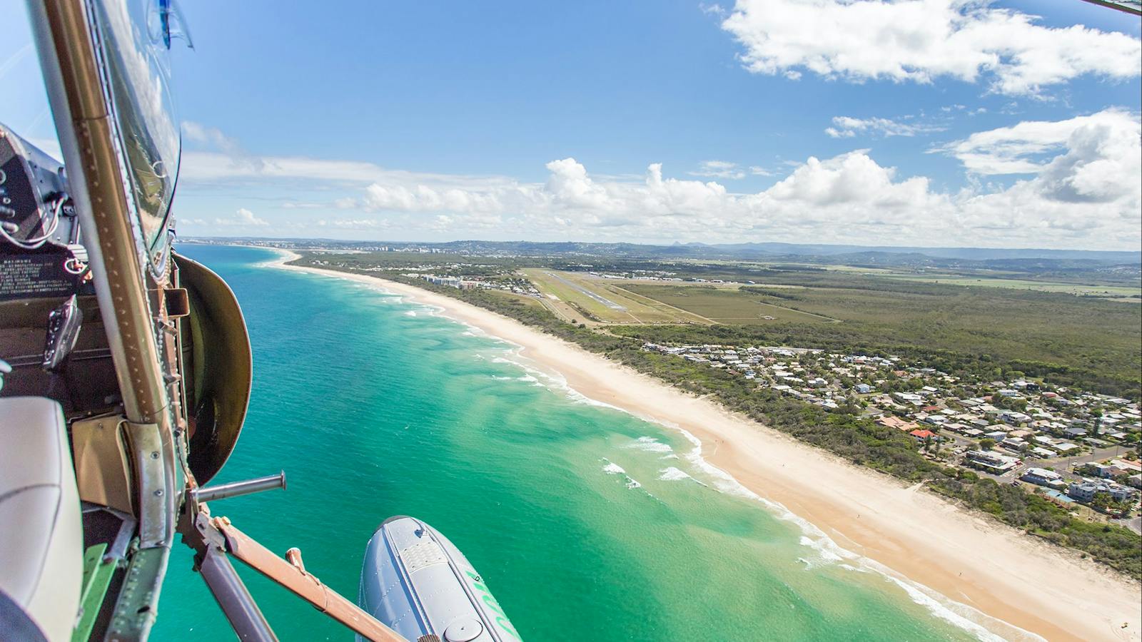 Marcoola Beach view from Seaplane
