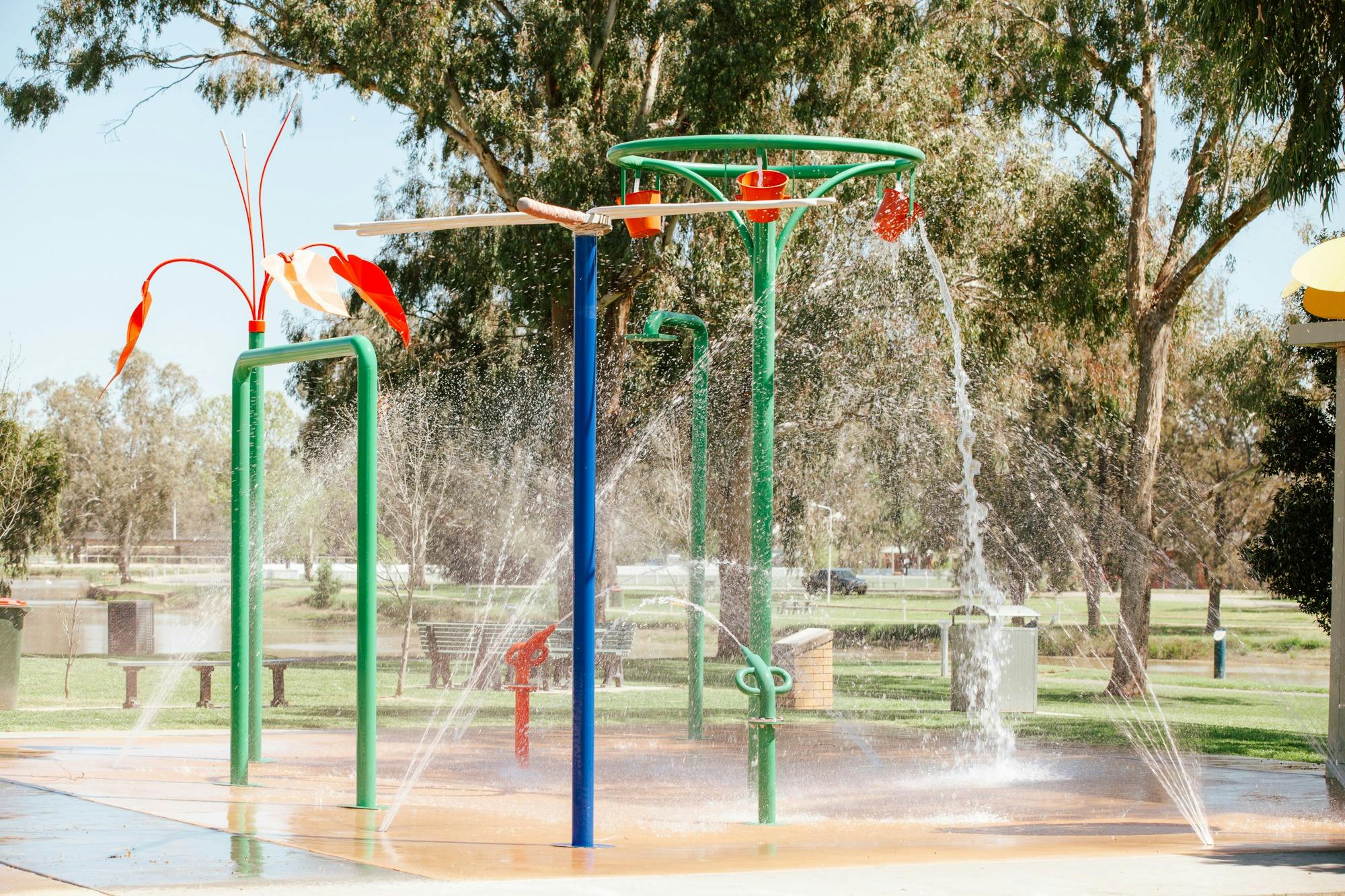 Water spray park