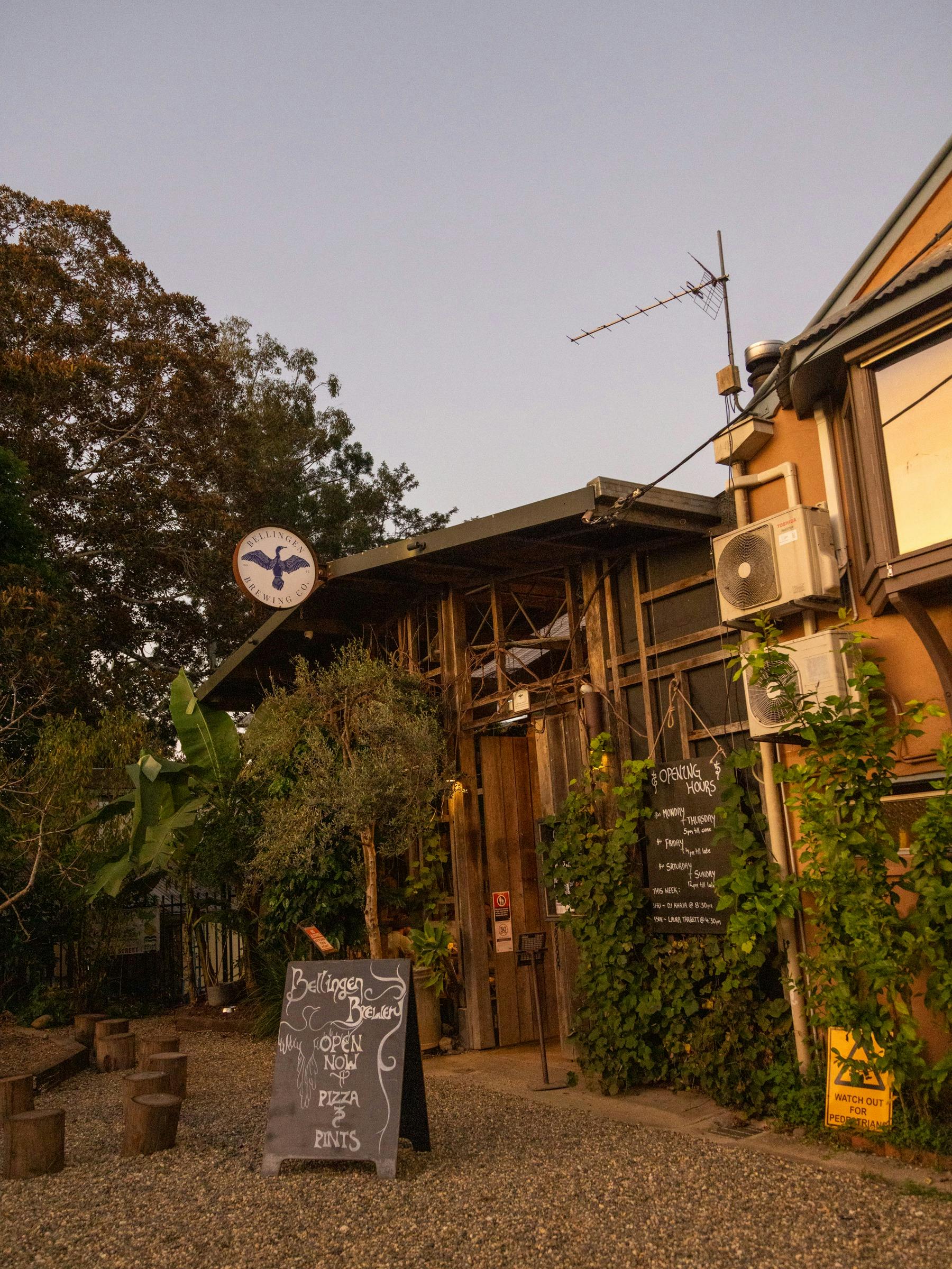 Bellingen Brewery - street view
