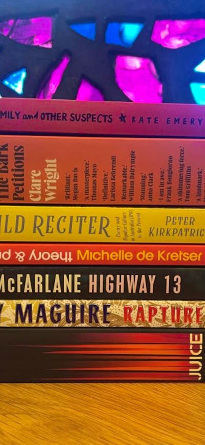 A stack of books