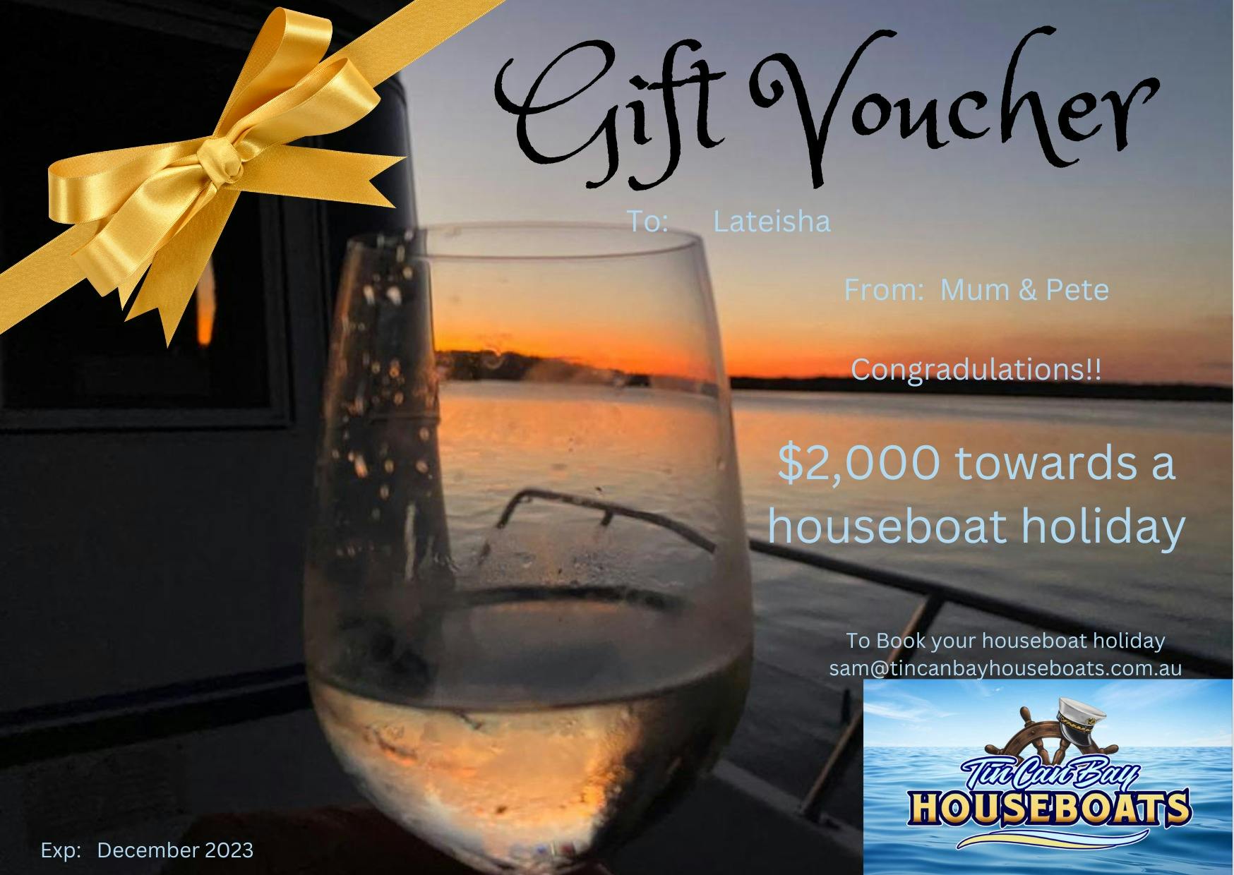 Gift Vouchers
