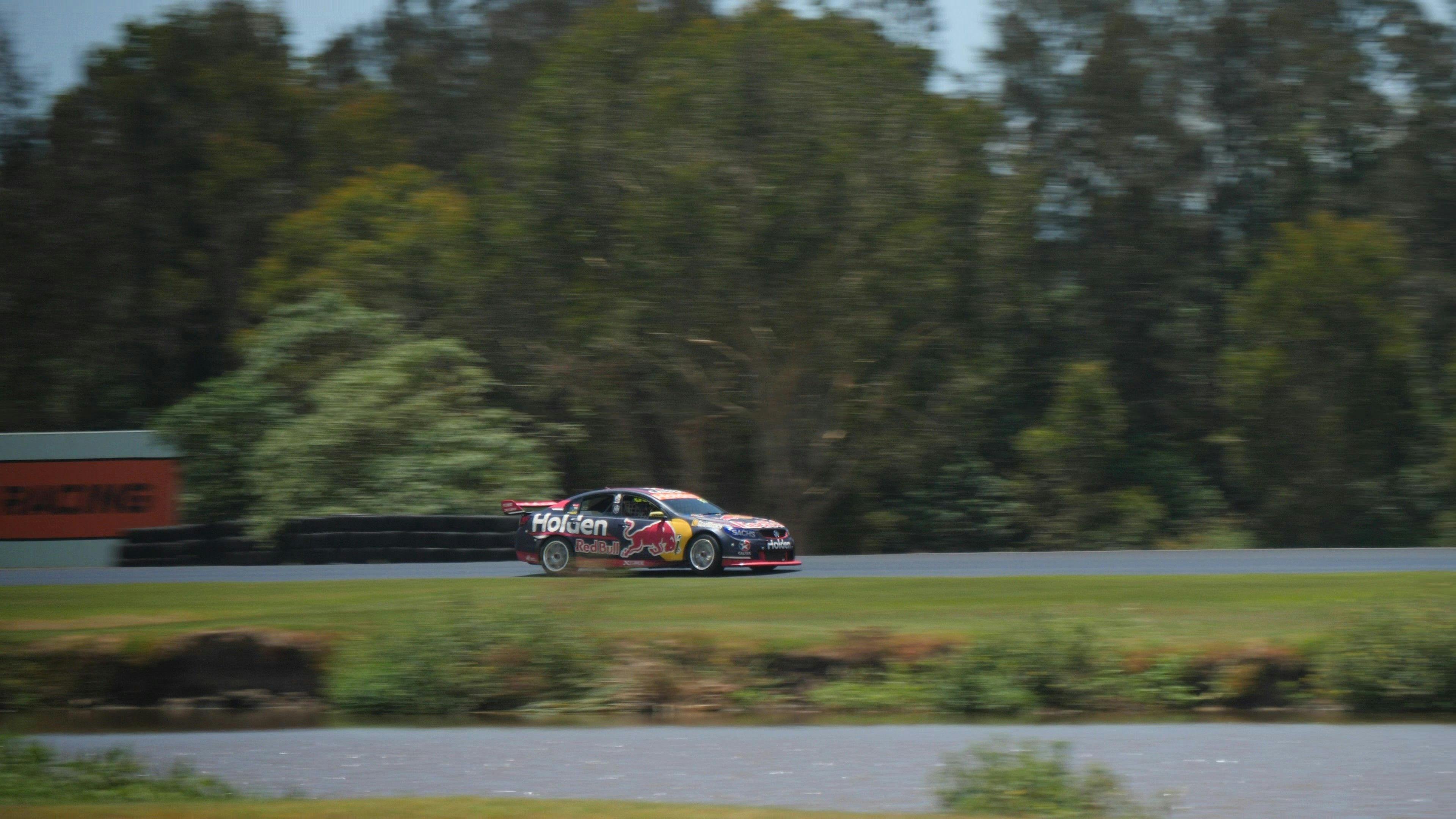 Redbull Supercar on track