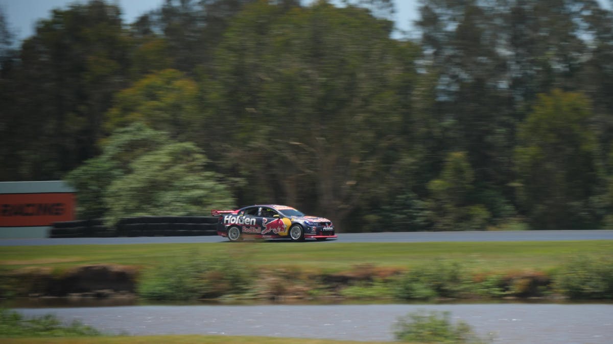 Redbull Supercar on track
