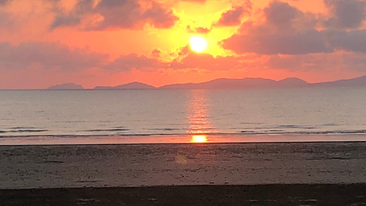 Sunrise on the beach