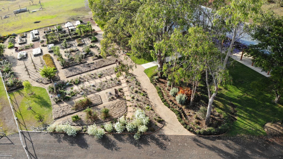 Birdseye View of our Market Gardens