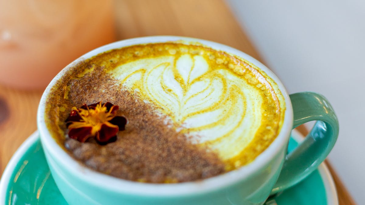 local Tumeric latte