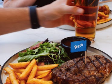 Steak and beer